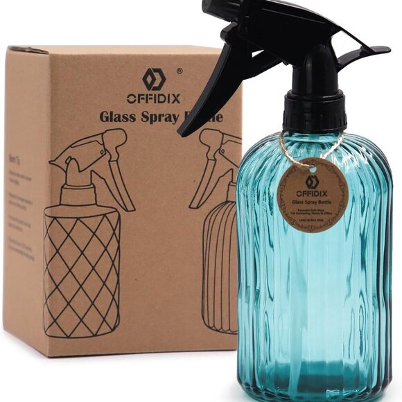 Glass Spray Bottle, Plant Mister with Adjustable Nozzle 0.4L/13.5oz Pressure Wat - Picture 1 of 7